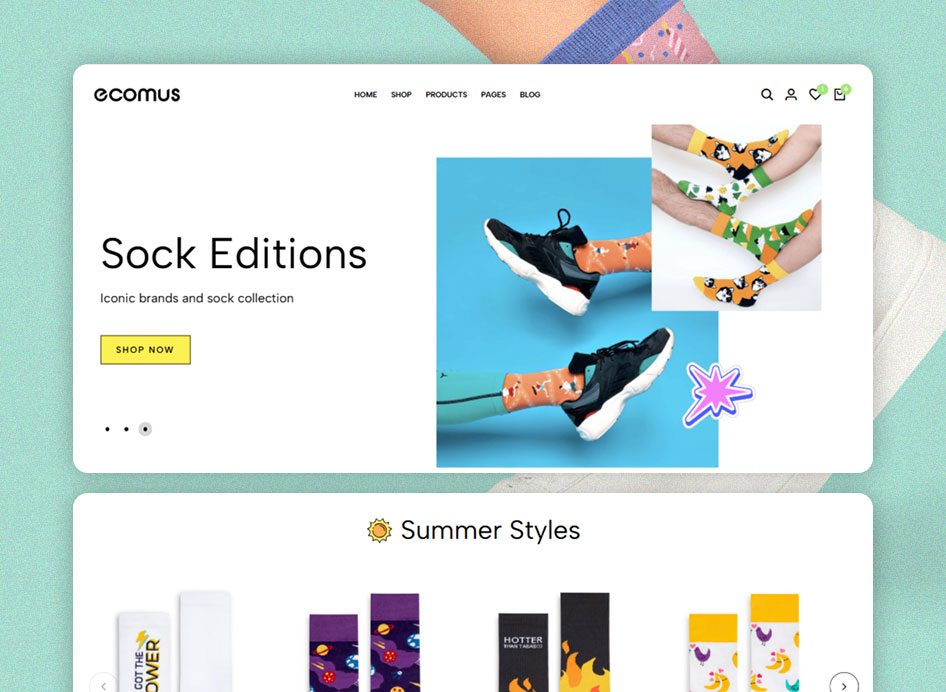 Sock 袜子/手工/定制 B2C主题